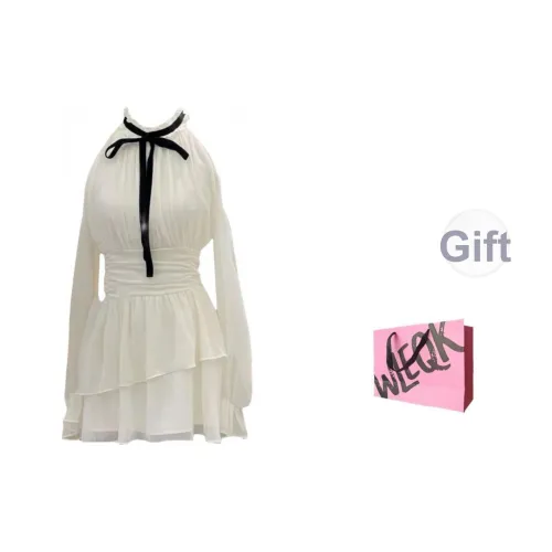 CTRTRC Длинное платье с длинными рукавами женское