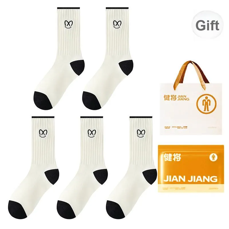 Master Mid Calf Socks Women's Shopping Bag 5 Pack-11