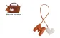M Letter Orange (44cm)