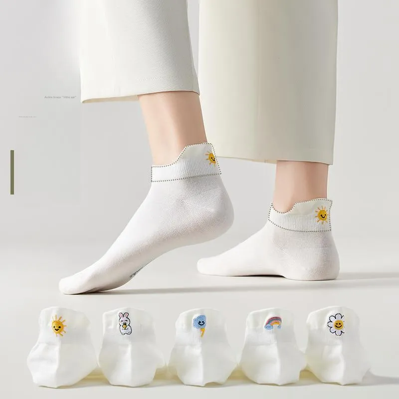 MIIOW Ankle Socks Unisex 5 Pack-13