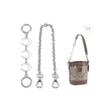 Silver White Moon 16cm+Silver Plate Buckle Decorative Chain 35cm