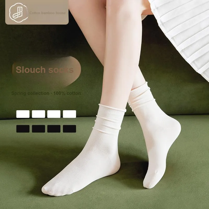 B&C.Room Mid Calf Socks Fall Winter Women's 5 Pack-18