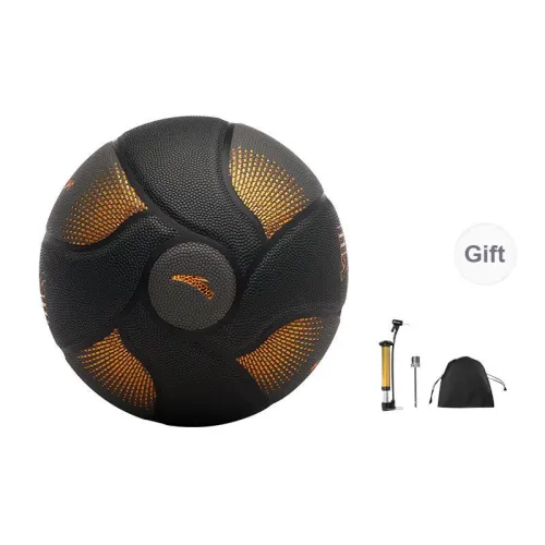 Anta PU Basketball Black Orange Size 7 Training Match