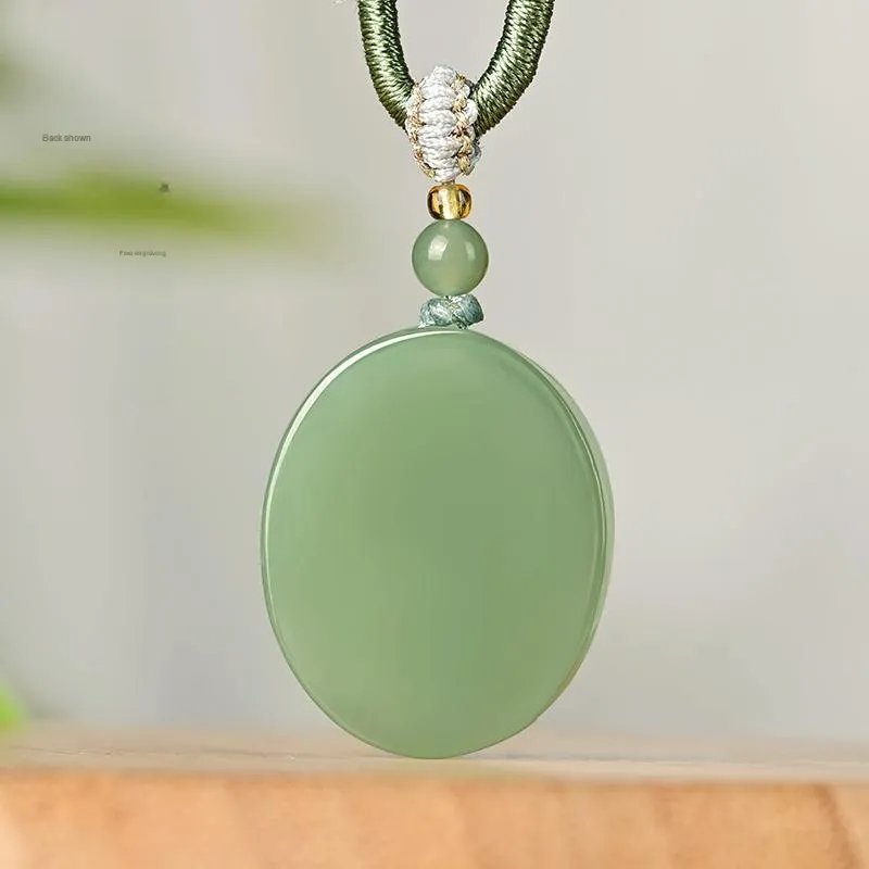 KUNYUYAO Hetian Jade Pendants White Jade Unisex-7