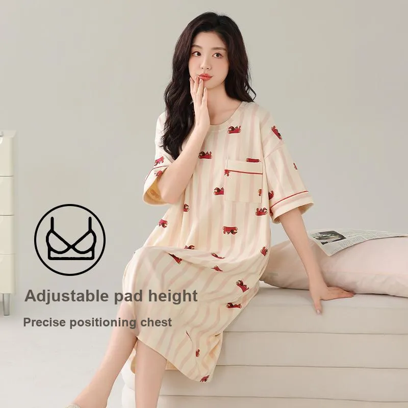MADALLO Women's Nightgowns-4