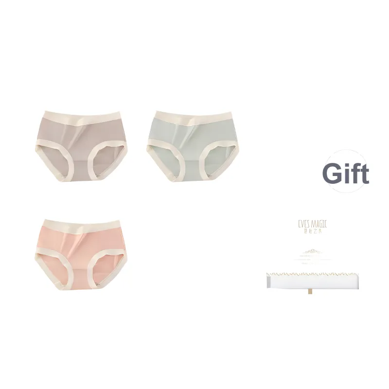 XIA.WA.ZHI.XIU Underpants Women's Shopping Bag 3 Pack-35