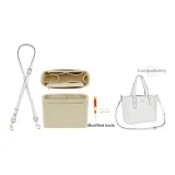 Glacier White Adjustable 90-120cm+Beige Felt Liner[Includes Modified Accessories]