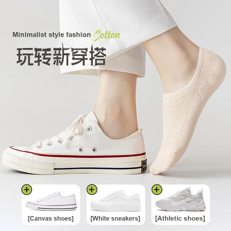 Top Melon No Show Socks Women's 5 Pack-33