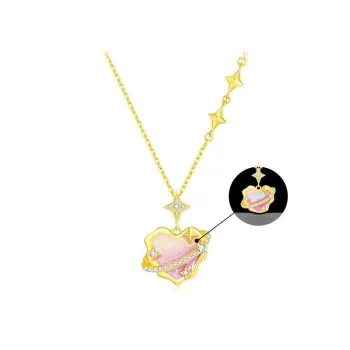 CHOW TAI SENG S925 Silver Necklaces Women's