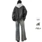 Black with Gray Hood (Padded)