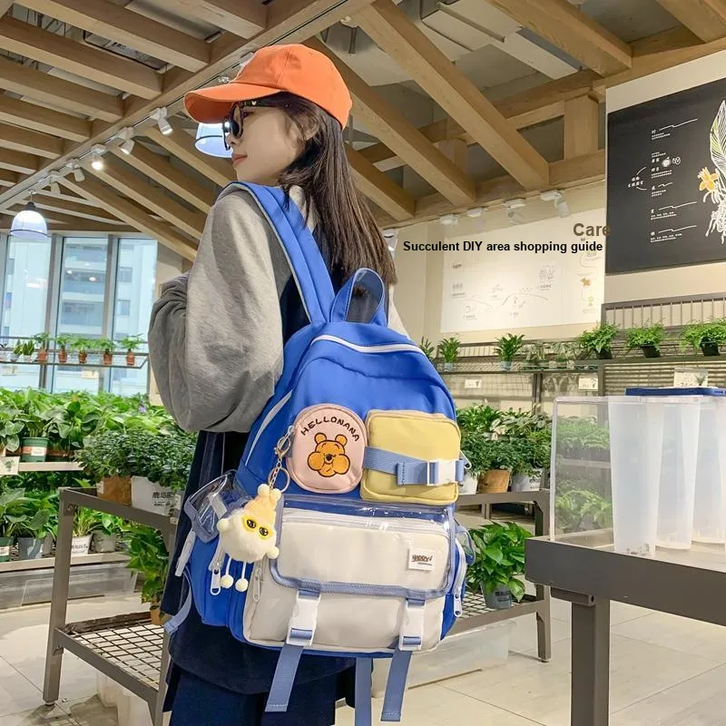 Wolfhorse Nylon Backpack Unisex Multicolor-10