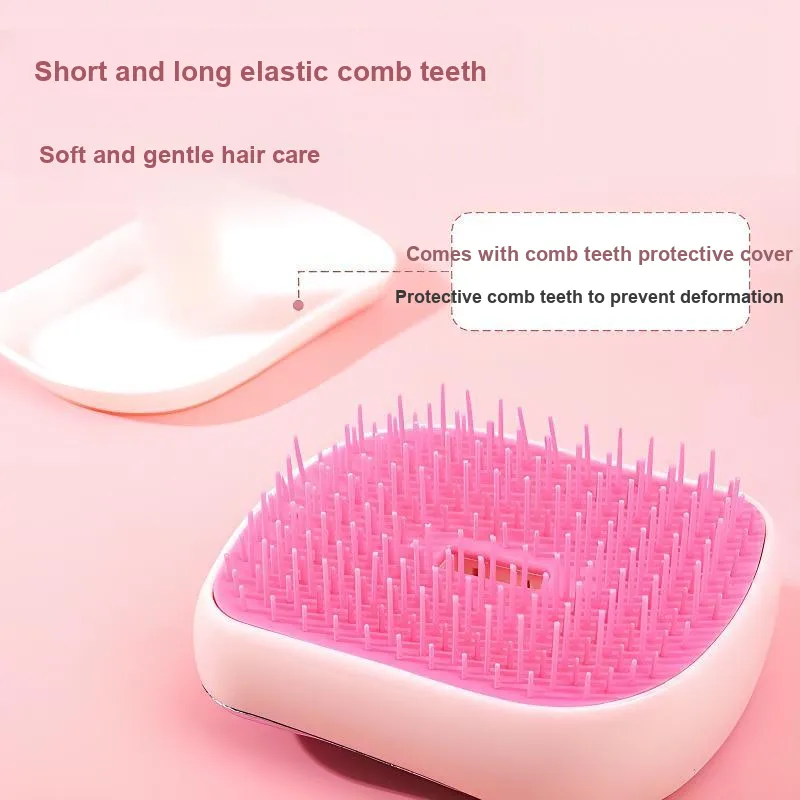 Future Maple Hair Straightening Comb Massage Comb Curly Hair Care Anti Tangle And Anti Static, Portable Model-2