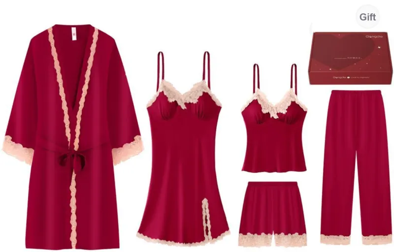 Gongdie Pajama Set Gift Box Set Women's-30