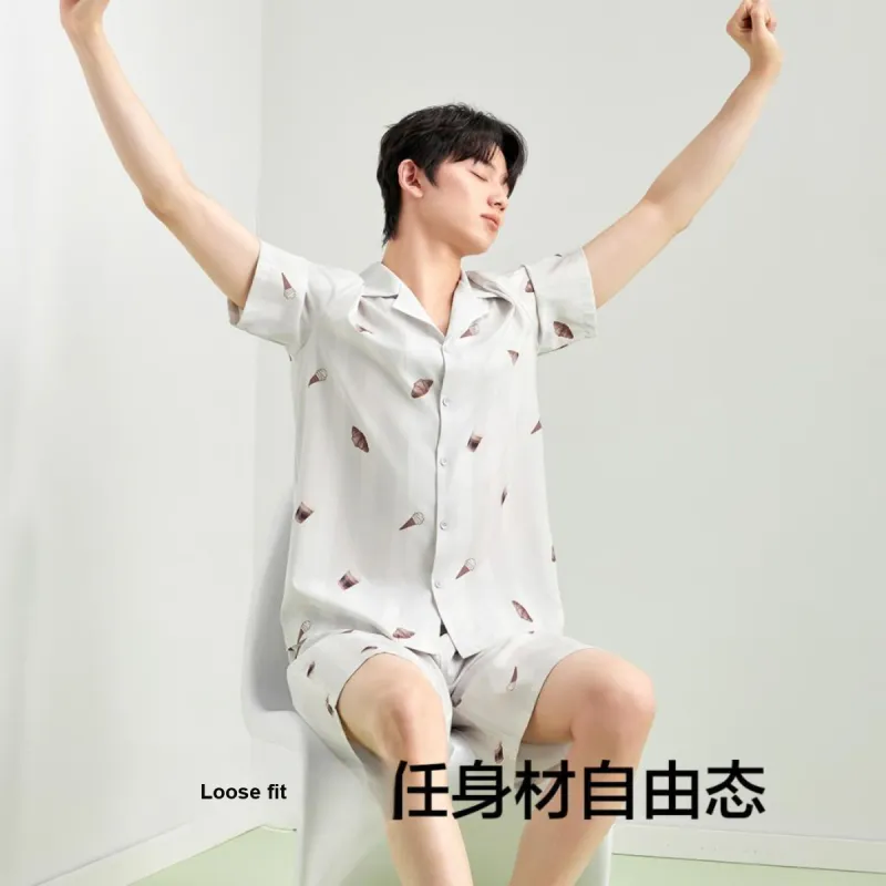 YOUKESHU Men Pajama Sets-14