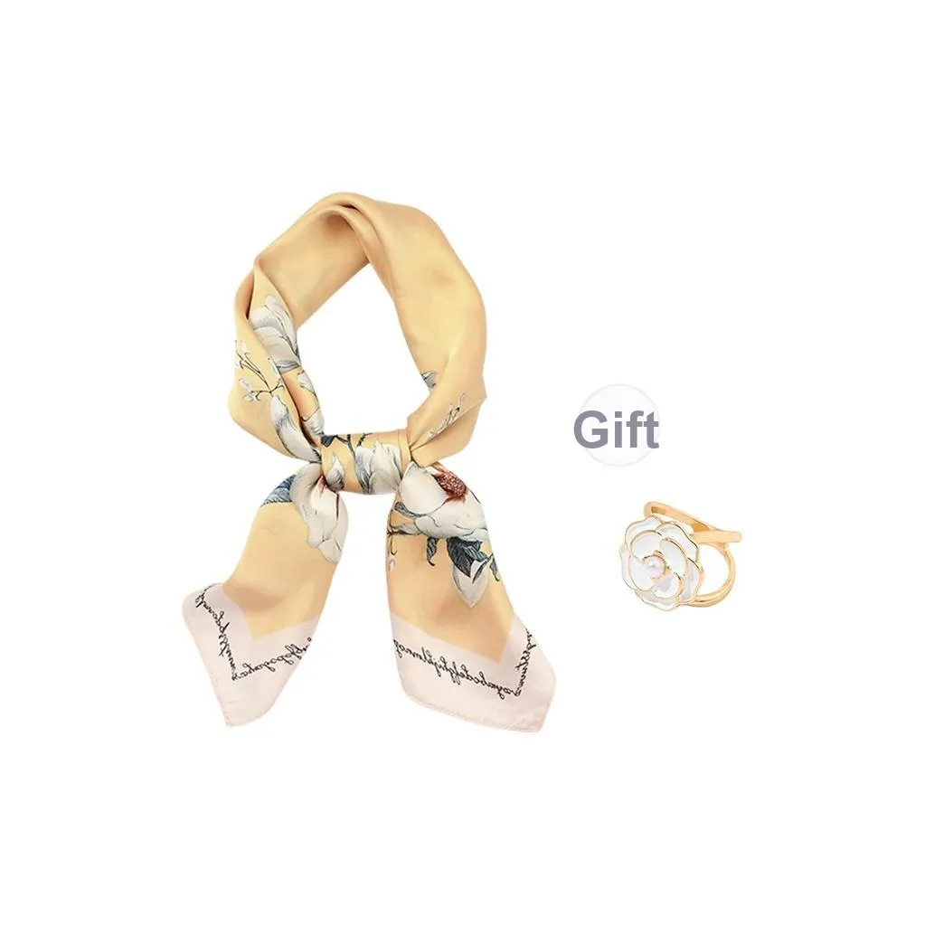 NAME.S 100% Mulberry Silk Scarves Women's