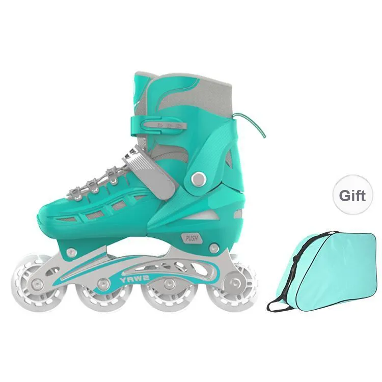 Sway Inline Skates Cherry Blossom Pink/White Green/Black Warrior-1