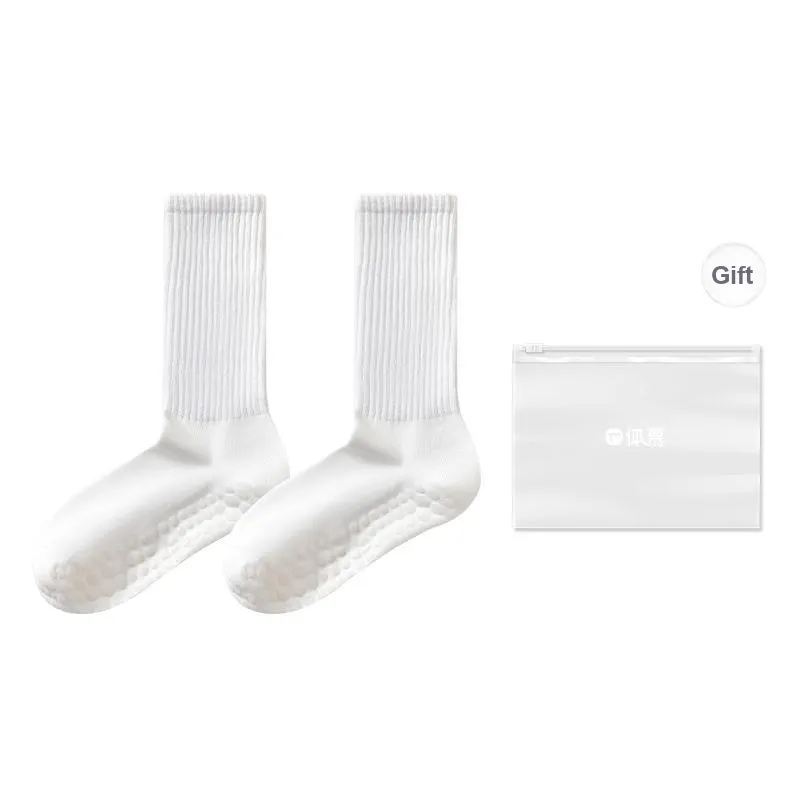 Temooues Mid Calf Socks Women's Shopping Bag Combo Set-6