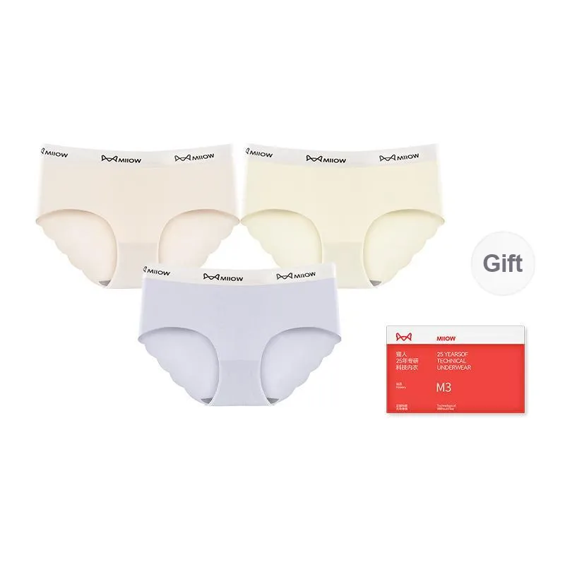MIIOW Underpants Women's Shopping Bag 3 Pack-7