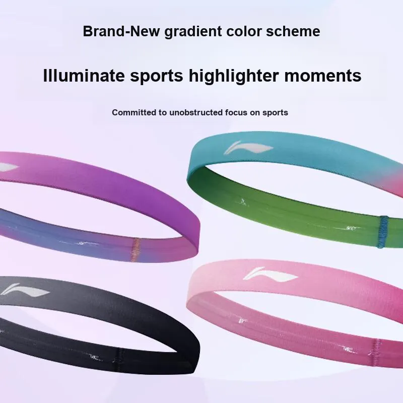 LiNing Sweatbands Elastic Basketball, Running, Fitness, Yoga Unisex-1