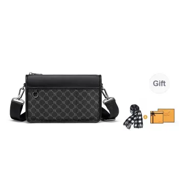 MashaLanti PVC Shoulder Bag Crossbody Bag Regular Men's Black