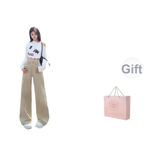 ZAZN Повседневные брюки женские цвет слоновая кость