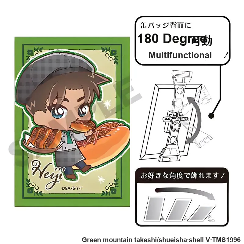 GuGuGuGu Crux Detective Conan Case Closed Bakery Collection Instant Badges-6