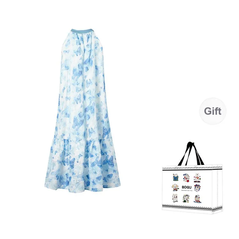 BDGU Sleeveless Dress Women's Blue-1