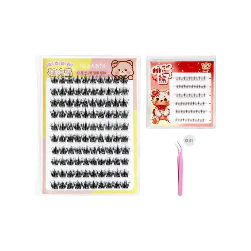 TAOQIXIONG Гель Бесплатно Бесшовный Норковая шерсть Искусственные ресницы Увеличивающий объем Стиль Естественный Длительный Стиль