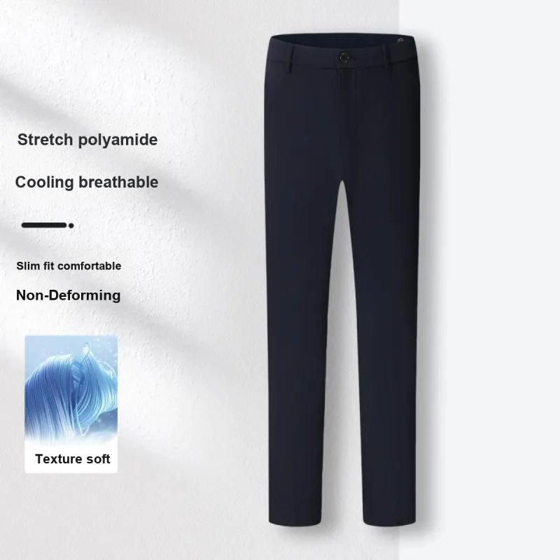 Montagut Casual Pants Unisex Dark Royal Blue-1