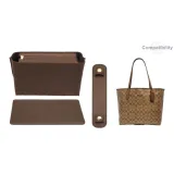 Brown Shoulder Pads+Zippers Anti-Theft Liner+Bottom Pad