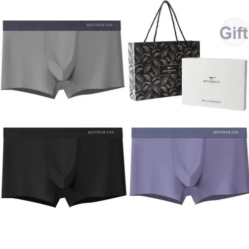 SEPTWOLVES Нижнее белье Подарочная коробка Мужской 3 упаковки Gift Box Set + Сумка для покупок