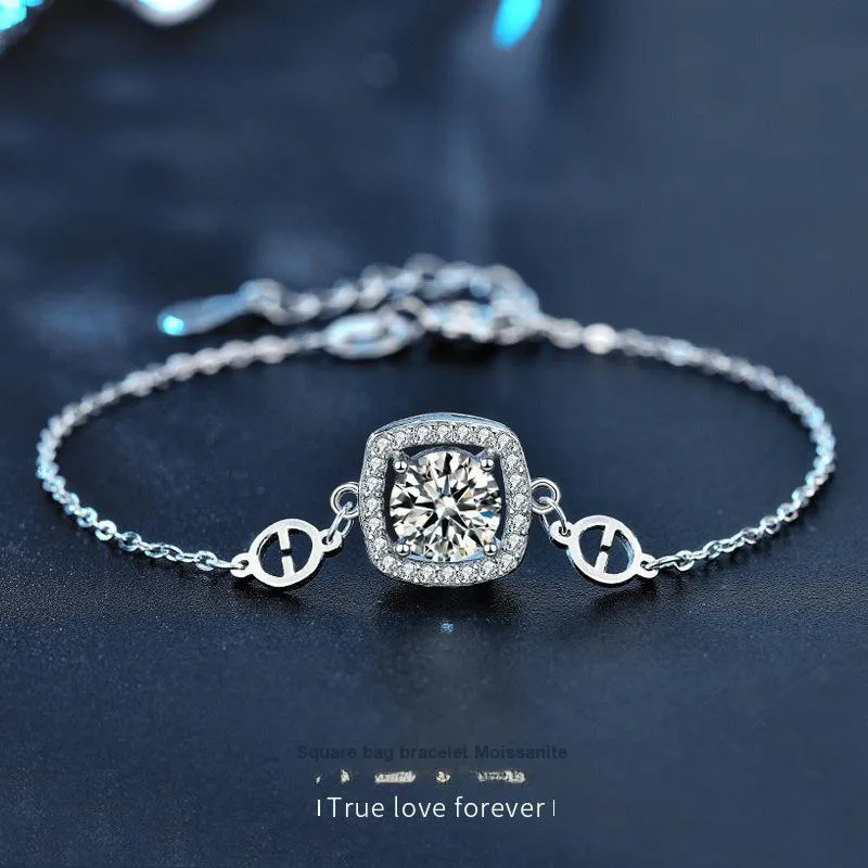 WUMZK 925 Sterling Silver Bracelets Women's-1