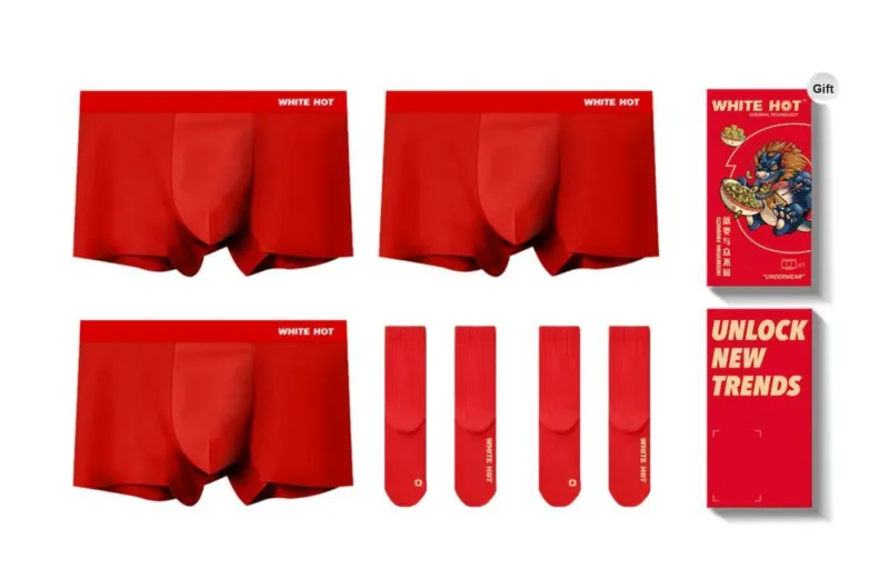 WHITE HOT Underpants Men's Gift Box Set-8