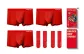 3 Pack (Red) 2 Socks