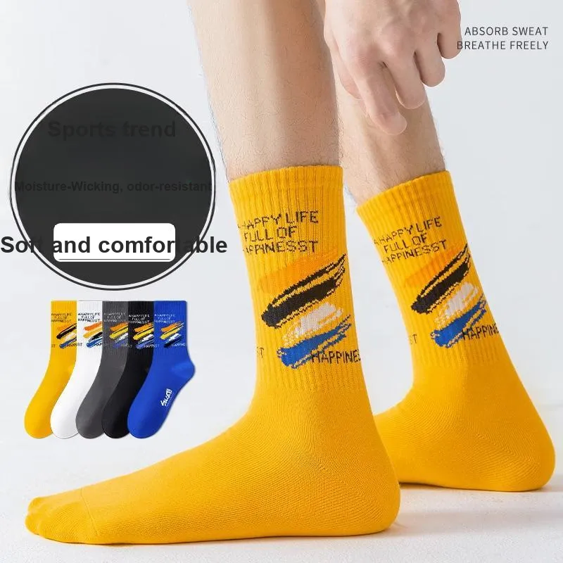 Taste The Color Mid Calf Socks Men's 3 Pack-1