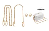 Gold Chain 110cm+Decorative Chain 40cm[Includes Modified Tool]