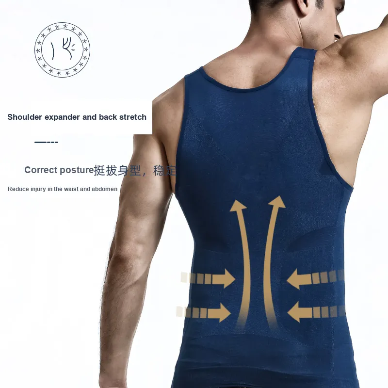Cotton Gene Men Tank Tops-11
