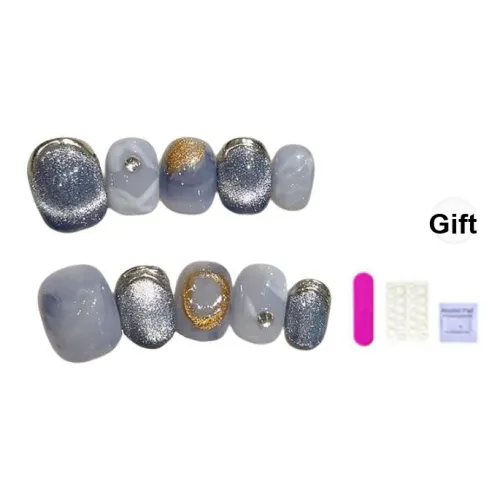 XIBI Ручной Nail Готовый товар Японский Премиум Драгоценный камень Осветляющий Кошачий Глаз Световая терапия для ногтей