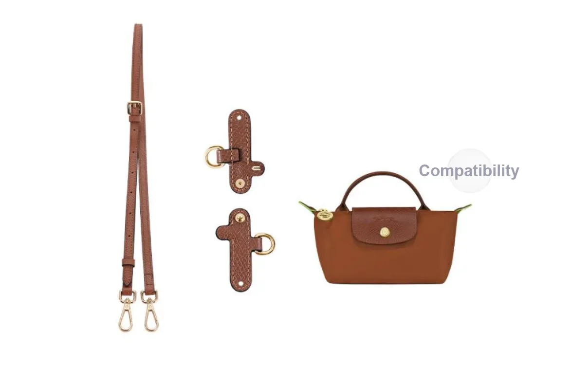 Lan Bao Fan Cow Leather Modified Buckle Brown