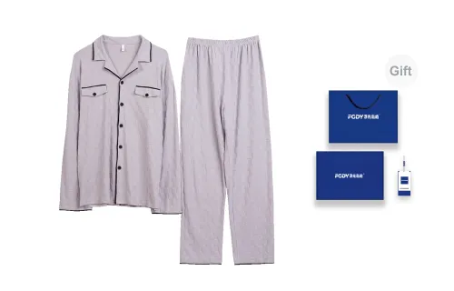 Floating light islands Men Pajama Sets