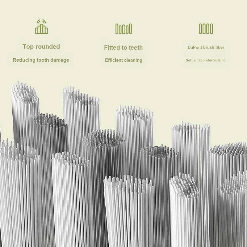 JIMOK K2 Toothbrush Heads Custom Fit, Efficient Cleaning-3