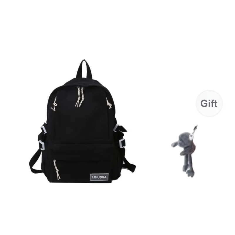 BRABOSTON Canvas Backpack Unisex Ecru/Green/Pink/Black/Blue-3