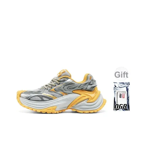 OGR Аbrasion Resistant визуально увеличивает рост Низкие кроссовки для бега Унисекс Метеорит Желтый 1807 Ограниченная серия