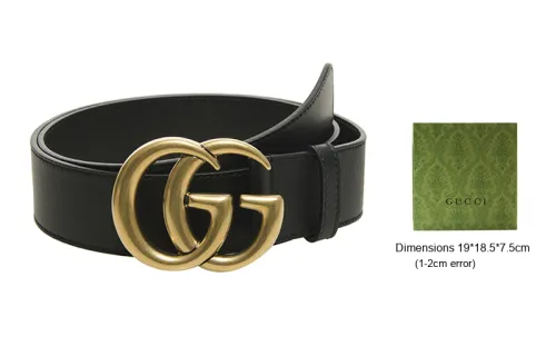 GUCCI Leather Belts Unisex Box