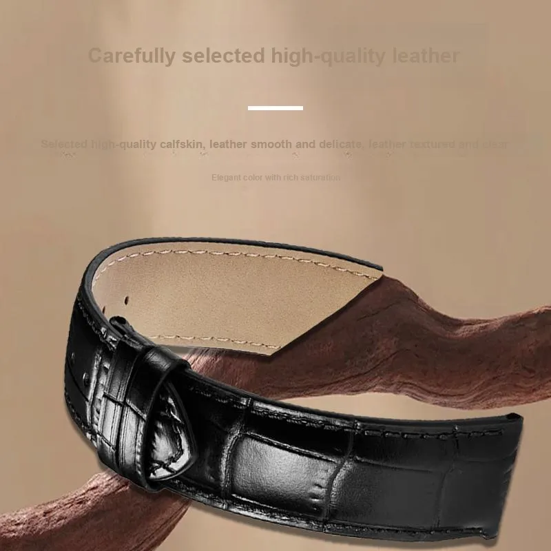 SHIRUI Tissot Compatibility Watch Band 19/20/mm Cowhide Leather Material-23