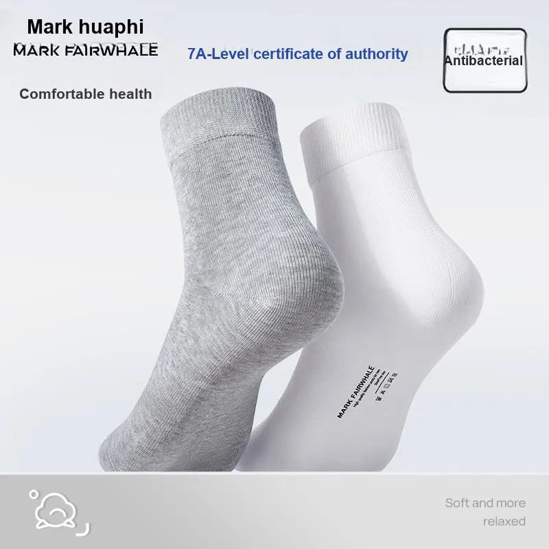 FAIRWHALE Knee High Socks Unisex 5 Pack-2