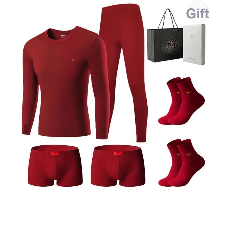 SEPTWOLVES Thermal Set Men's 6 piece Gift Box Set