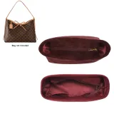 Burgundy Carryall Medium Size Liner[Original Fleece]