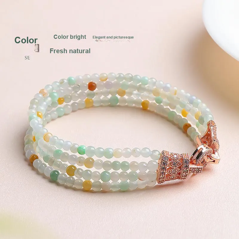With The Heart Of The Jade Glutinous Jade Bracelets Women's-5