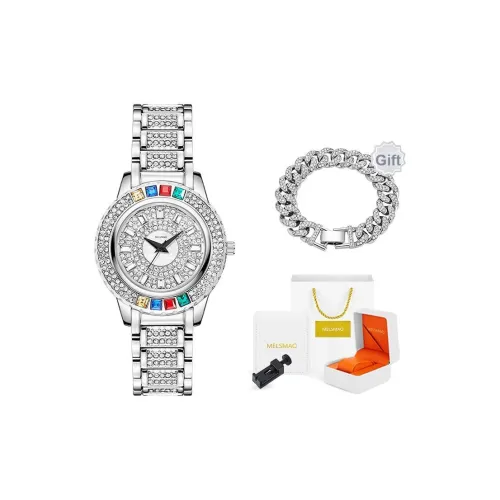 MELSMAO Повседневные Универсальные Мужские Часы Кварцевый Механизм Сплав Ремешок Часы Мужские Часы Серебристый Циферблат